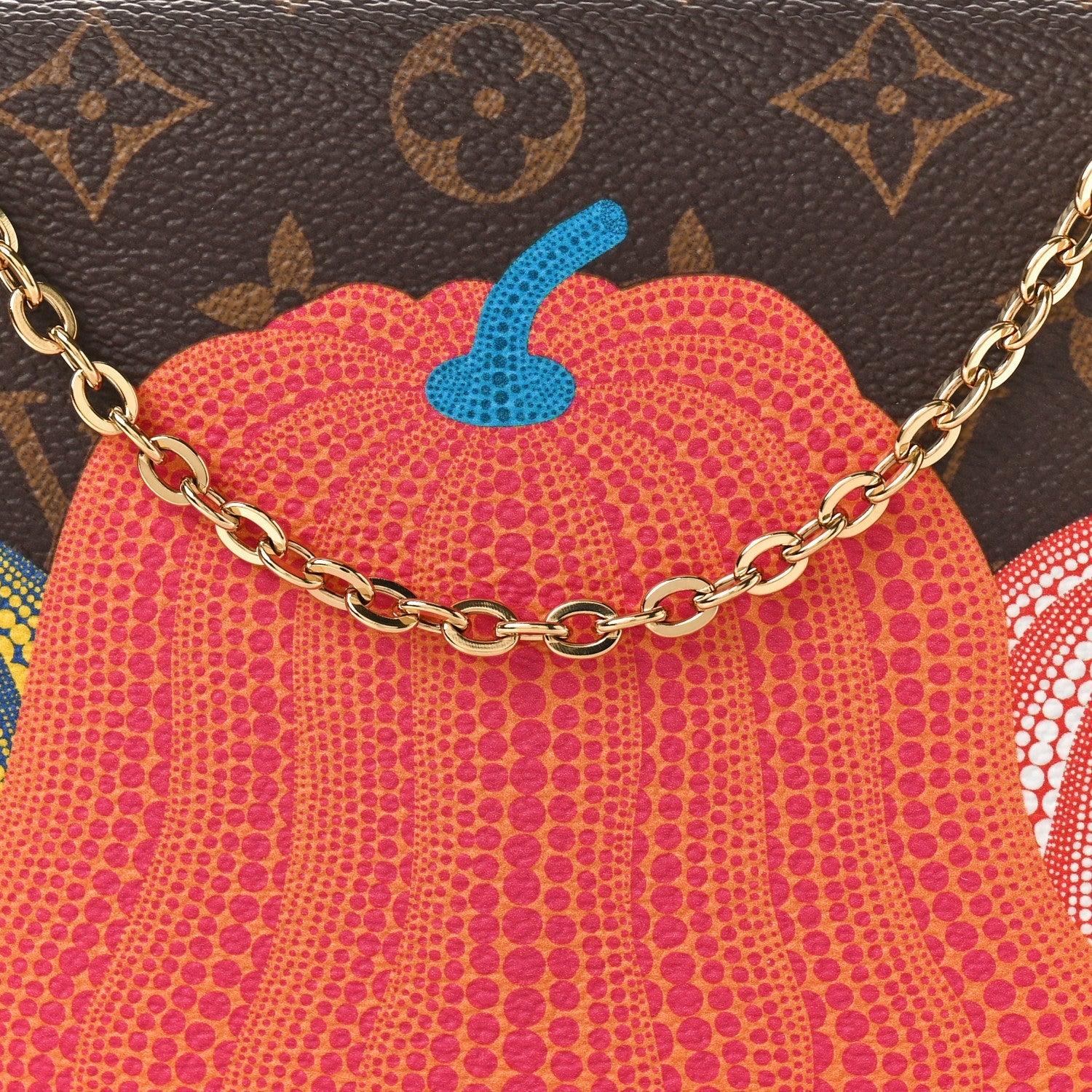 Louis Vuitton x Yayoi Kusama Pochette Accessoires Shoulder Bag - Brown