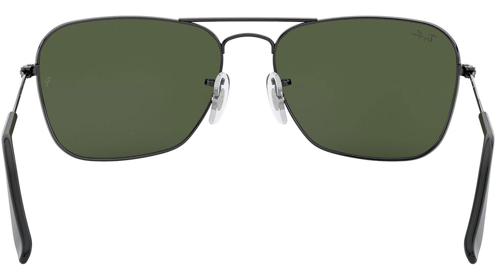 Ray Ban Caravan RB3136 004/51 Square Black Frame Sunglasses