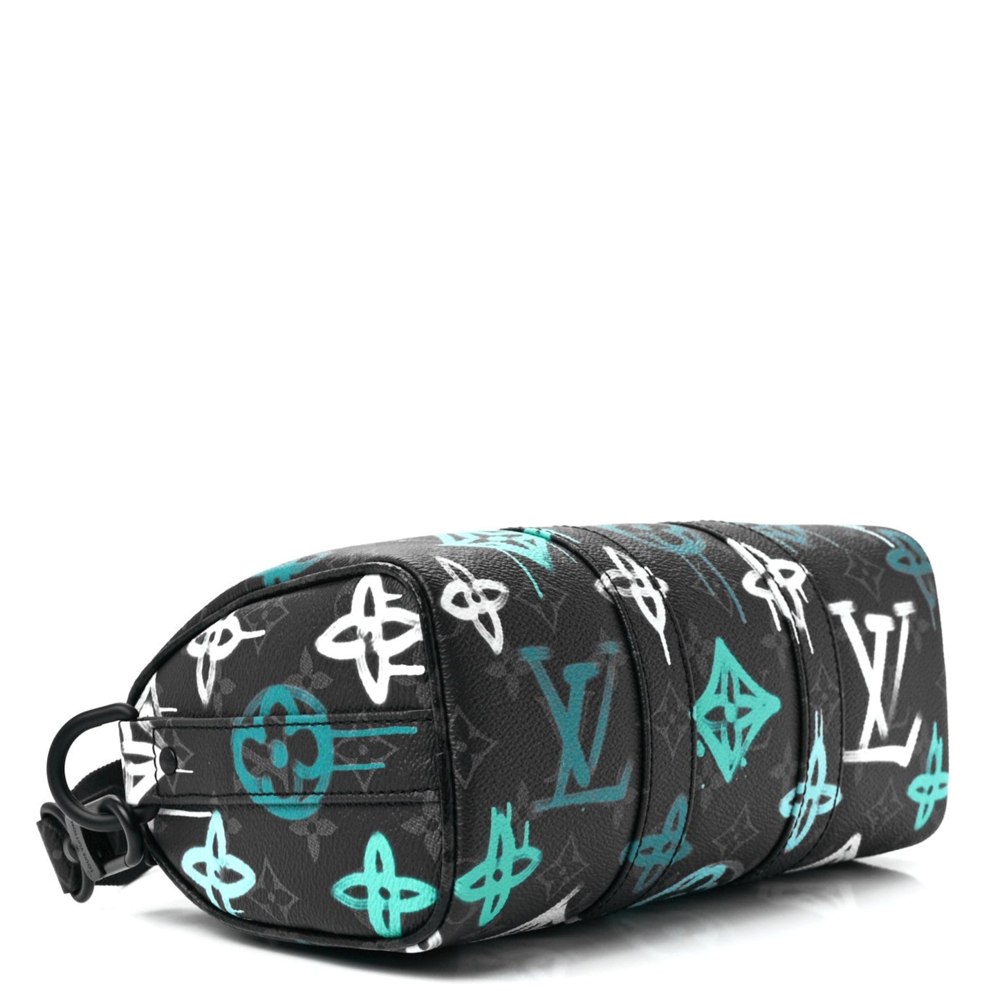 Louis Vuitton Monogram Eclipse Graffiti Keepall Bandoulière 25 Shoulder Bag -  Green Lights