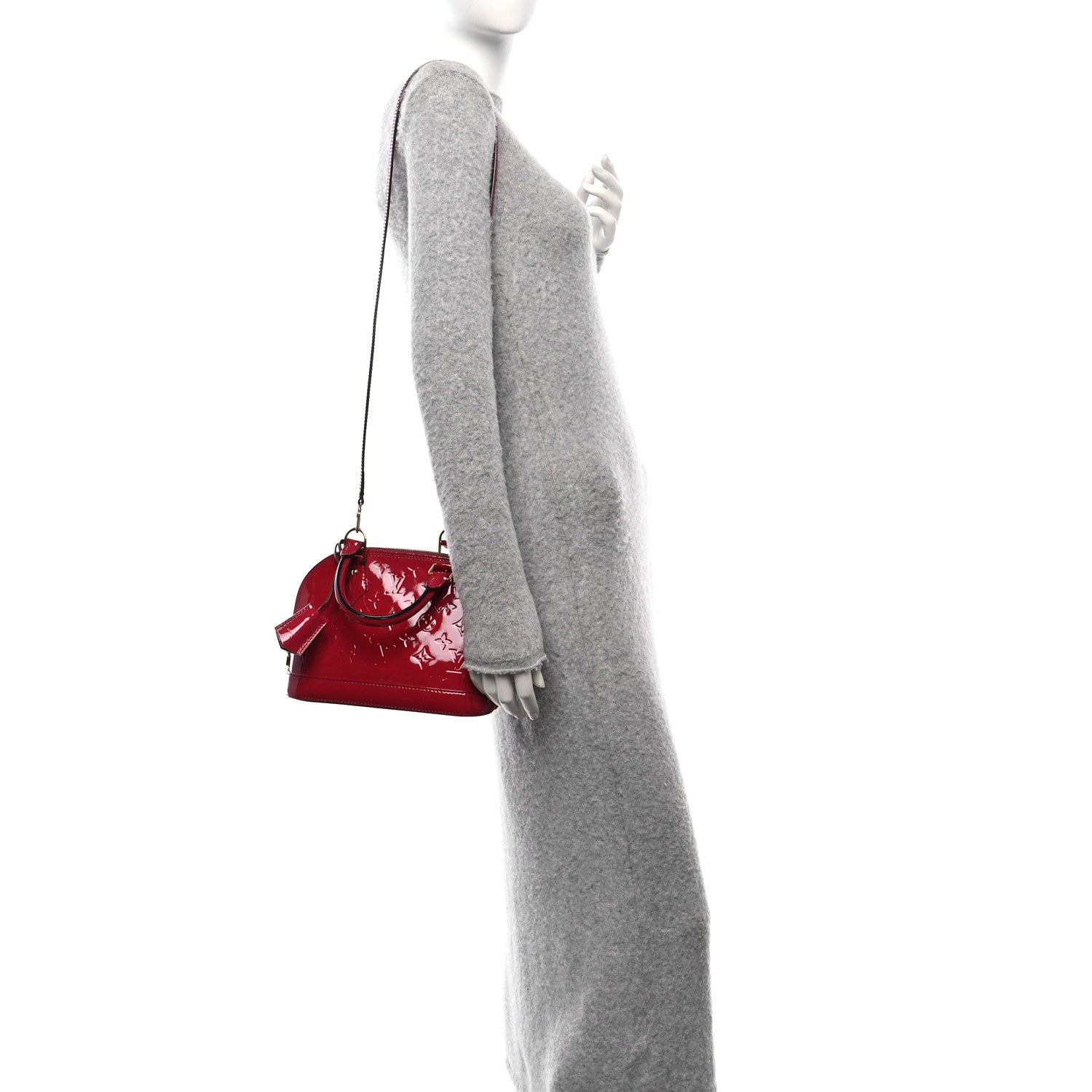 Louis Vuitton Vernis Alma BB Handbag - Red