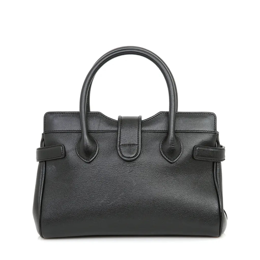Gucci Small Top Handle with Double G Bag – Black