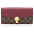 Louis Vuitton Damier Ebene Bordeaux Clapton Wallet - Brown