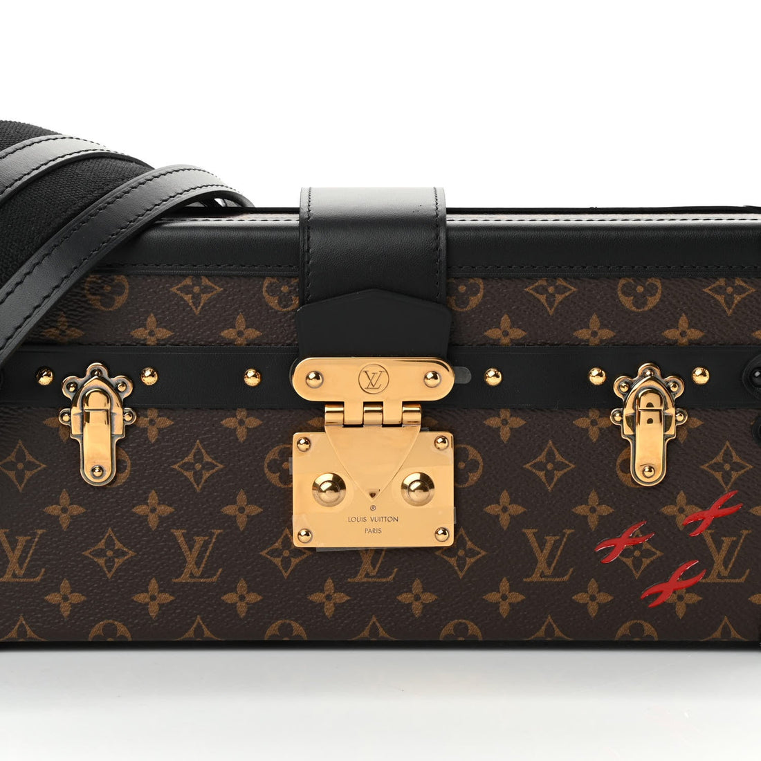 Louis Vuitton Petite Malle East West Trunk Bag - Brown