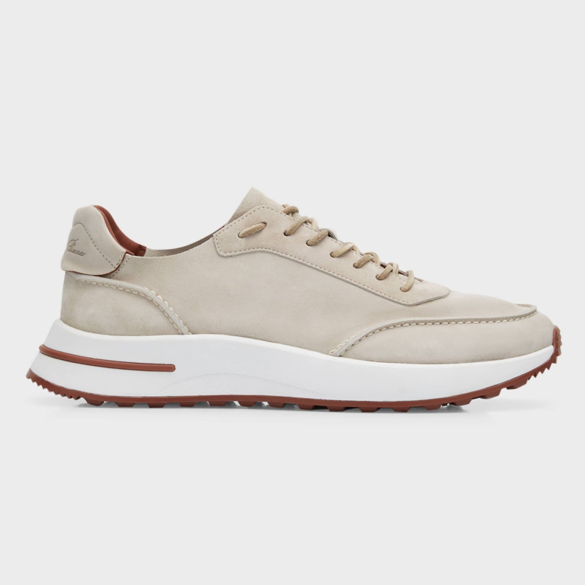 Loro Piana Weekend Walk Suede Sneakers - Beige