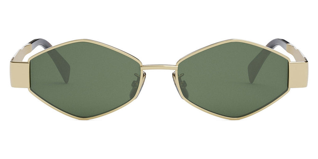 Celine CL40254 30N Triomphe Geometric Metal Gold Sunglasses