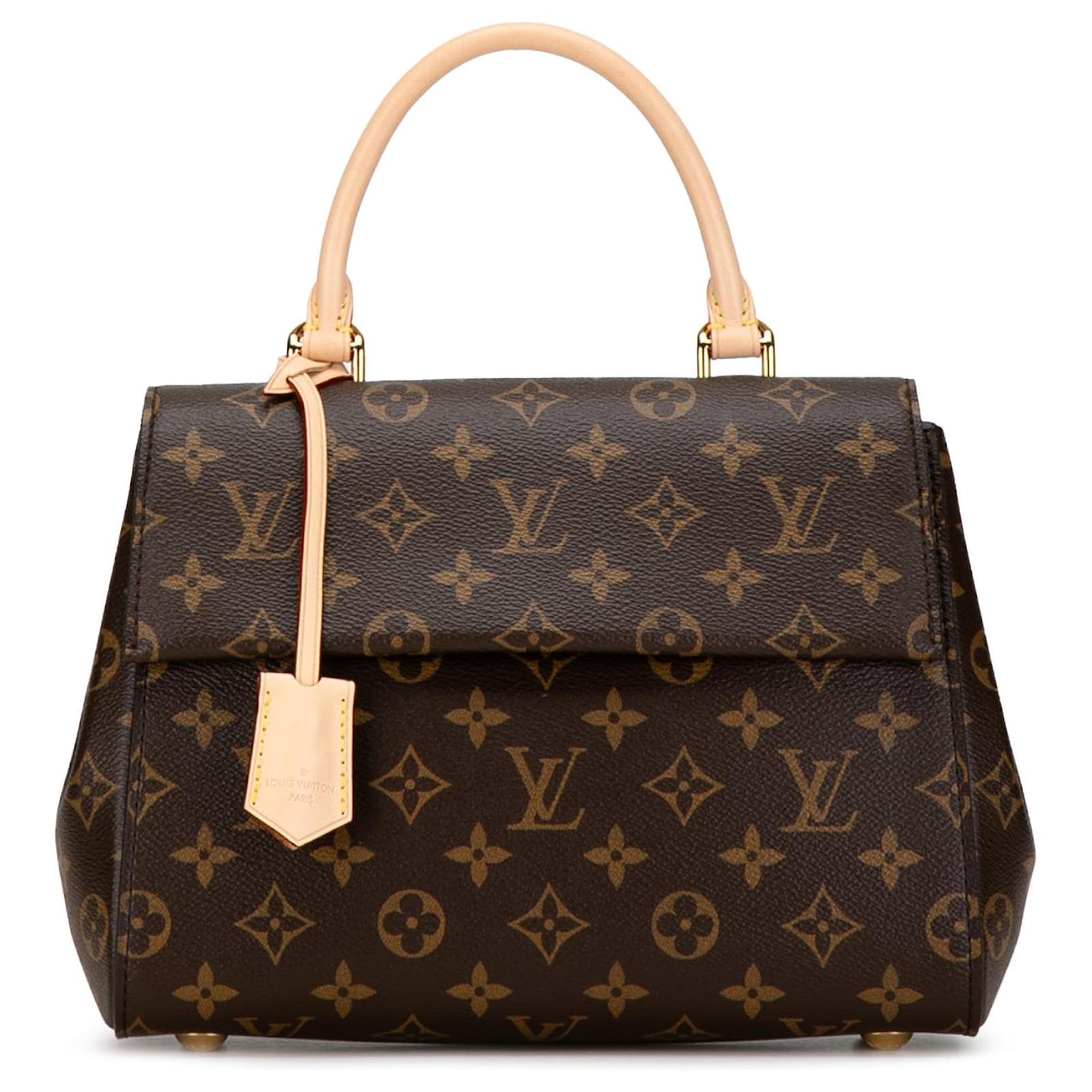 Louis Vuitton Cluny BB Monogram Handbag - Brown
