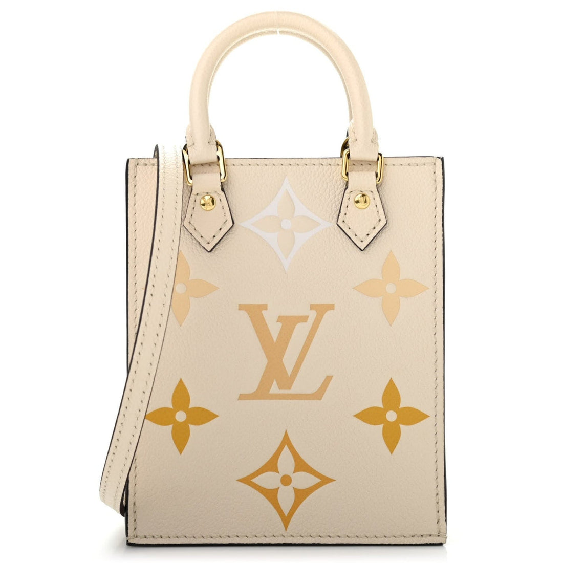 Louis Vuitton Petit Sac Plat Shoulder Bag - White