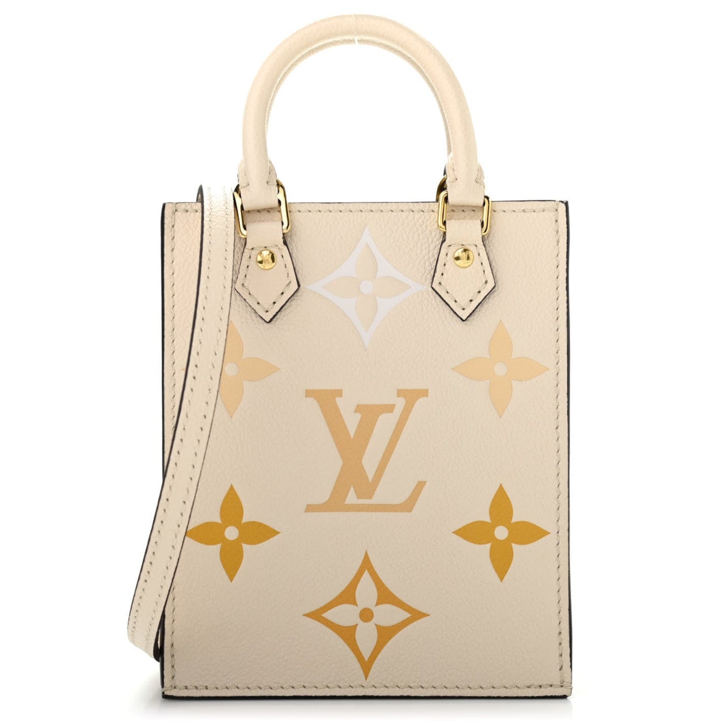 Louis Vuitton Petit Sac Plat Shoulder Bag - White