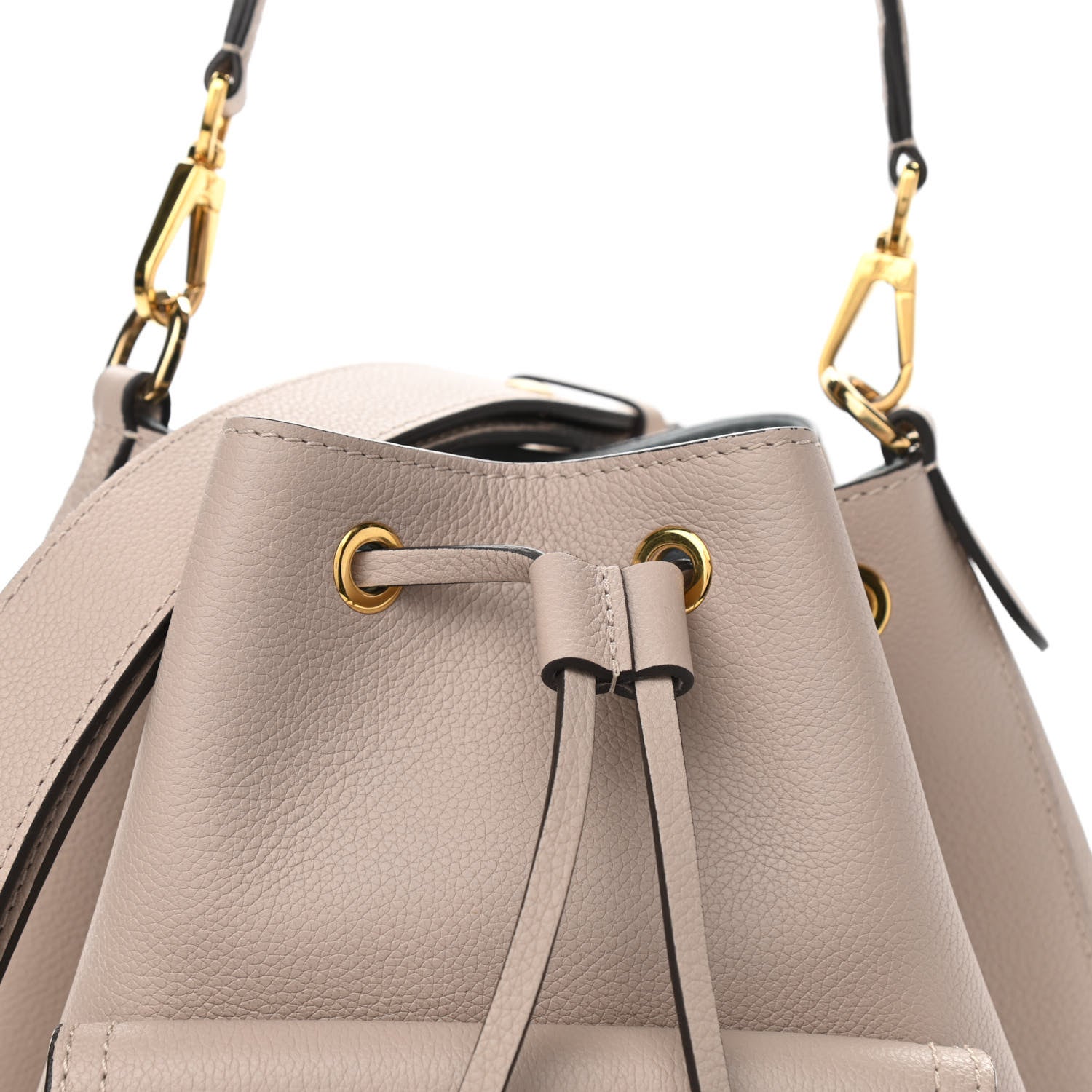 Louis Vuitton Lockme Bucket Shoulder Bag - Greige
