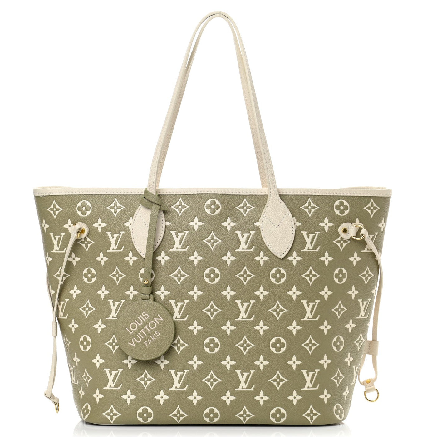 Louis Vuitton Spring In The City Neverfull MM - Khaki Beige Cream