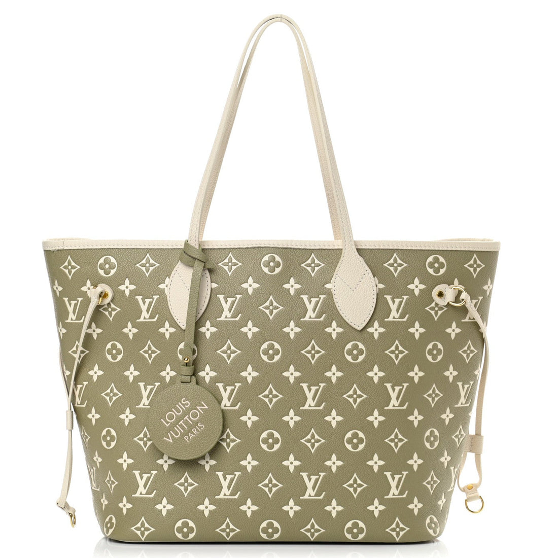 Louis Vuitton Spring In The City Neverfull MM - Khaki Beige Cream