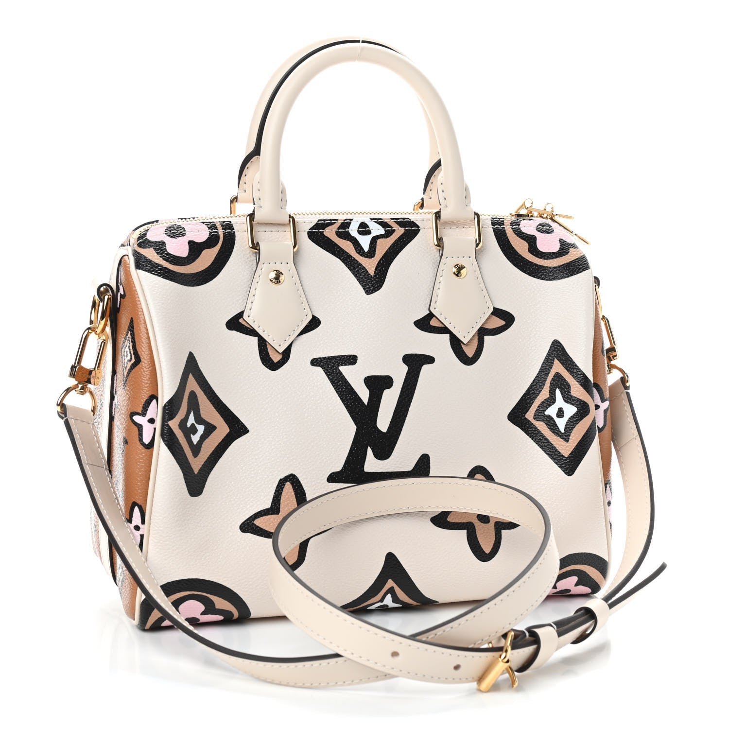 Louis Vuitton Wild At Heart Speedy Bandouliere 25 Handbag - Creme