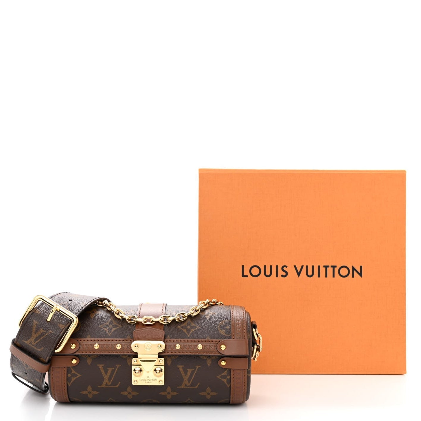 Louis Vuitton Papillon Trunk Handbag - Brown