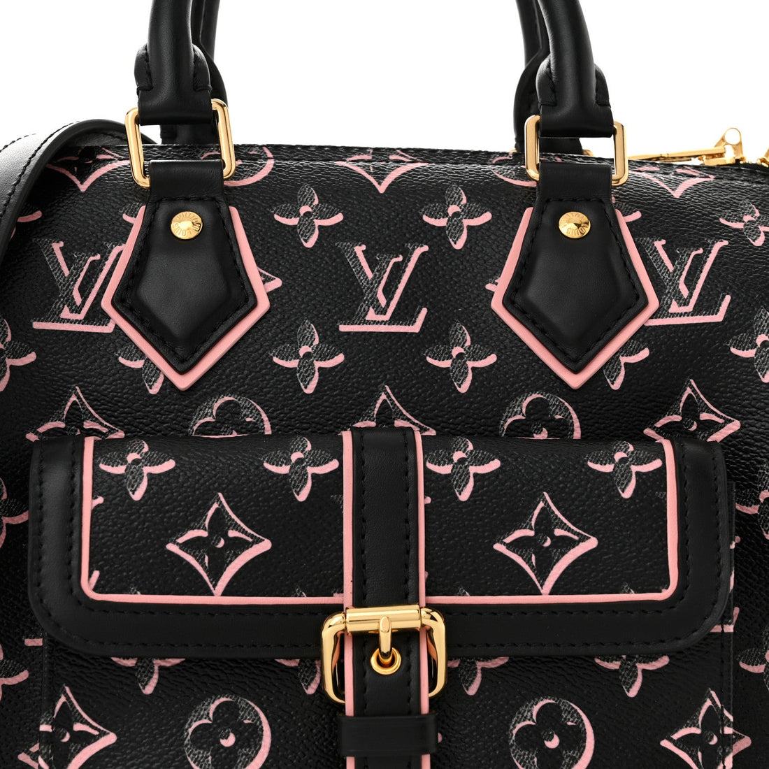 Louis Vuitton Monogram Fall for You Speedy Bandoulière 25 Handbag - Black