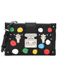 Louis Vuitton x Kusama Yayoi Taurillon Petite Malle Crossbody Bag - Black
