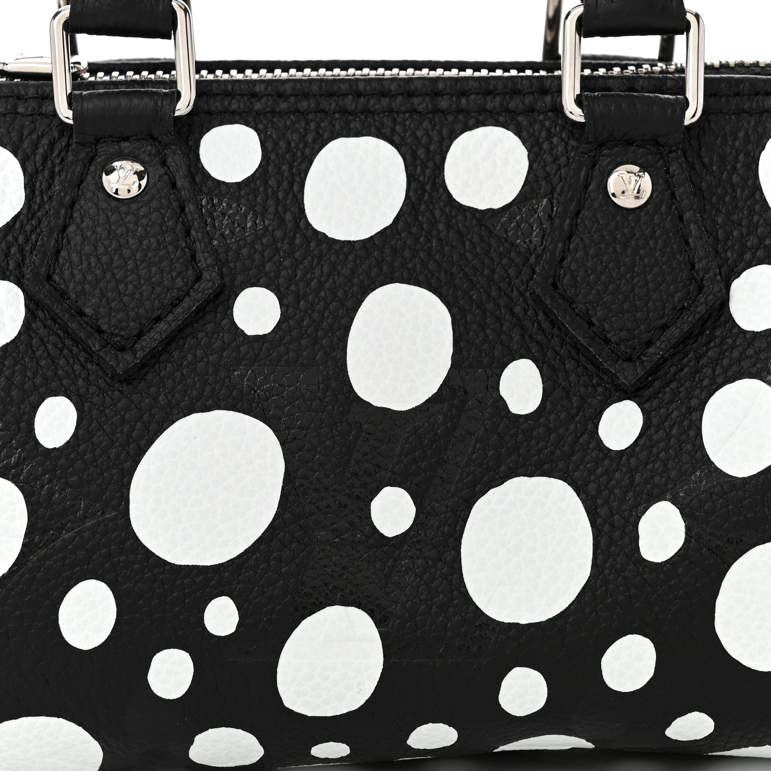 Louis Vuitton x Yayoi Kusama Nano Speedy Bandouliere Handbag - Black