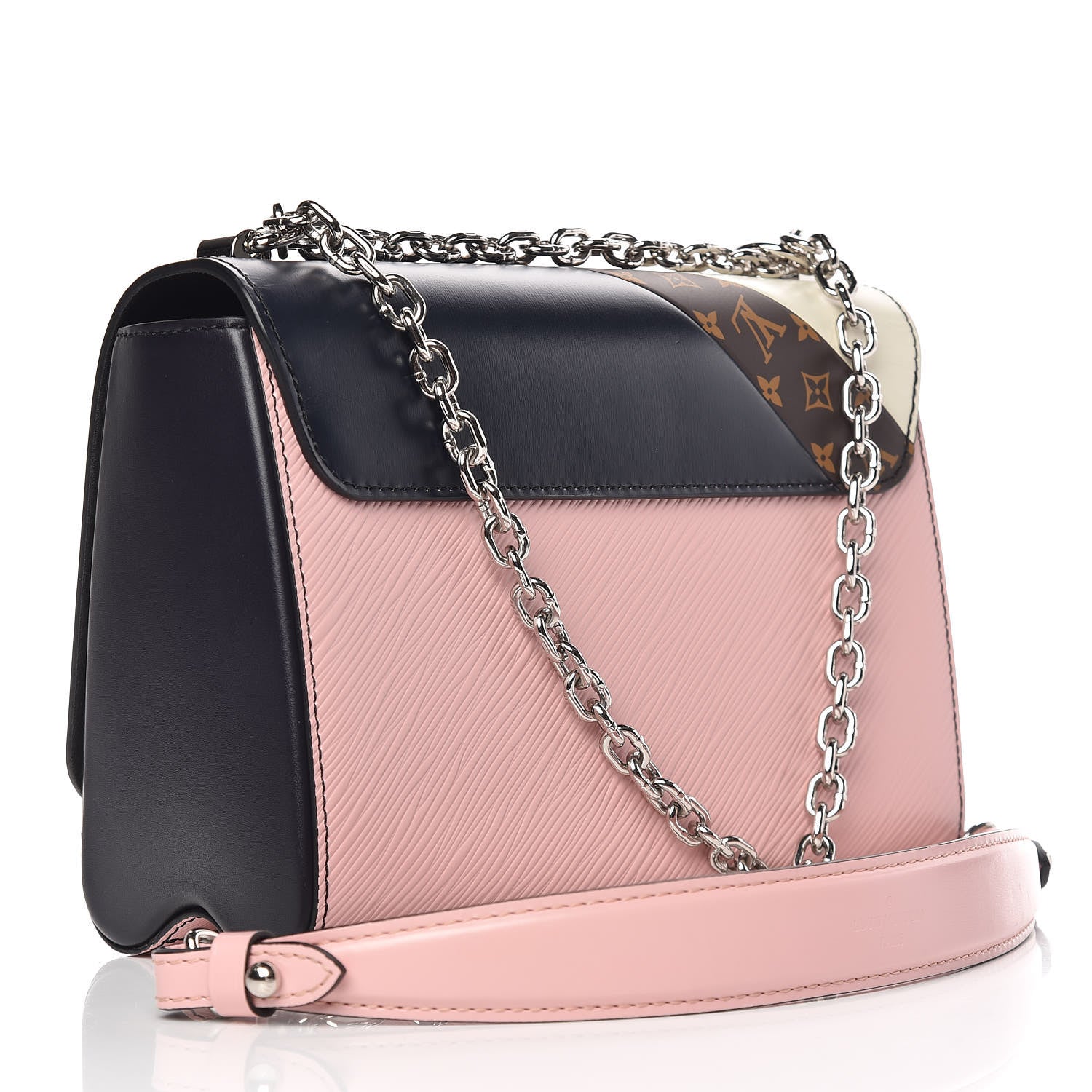 Louis Vuitton Epi Monogram Tape Twist Shoulder Bag -  Rose White