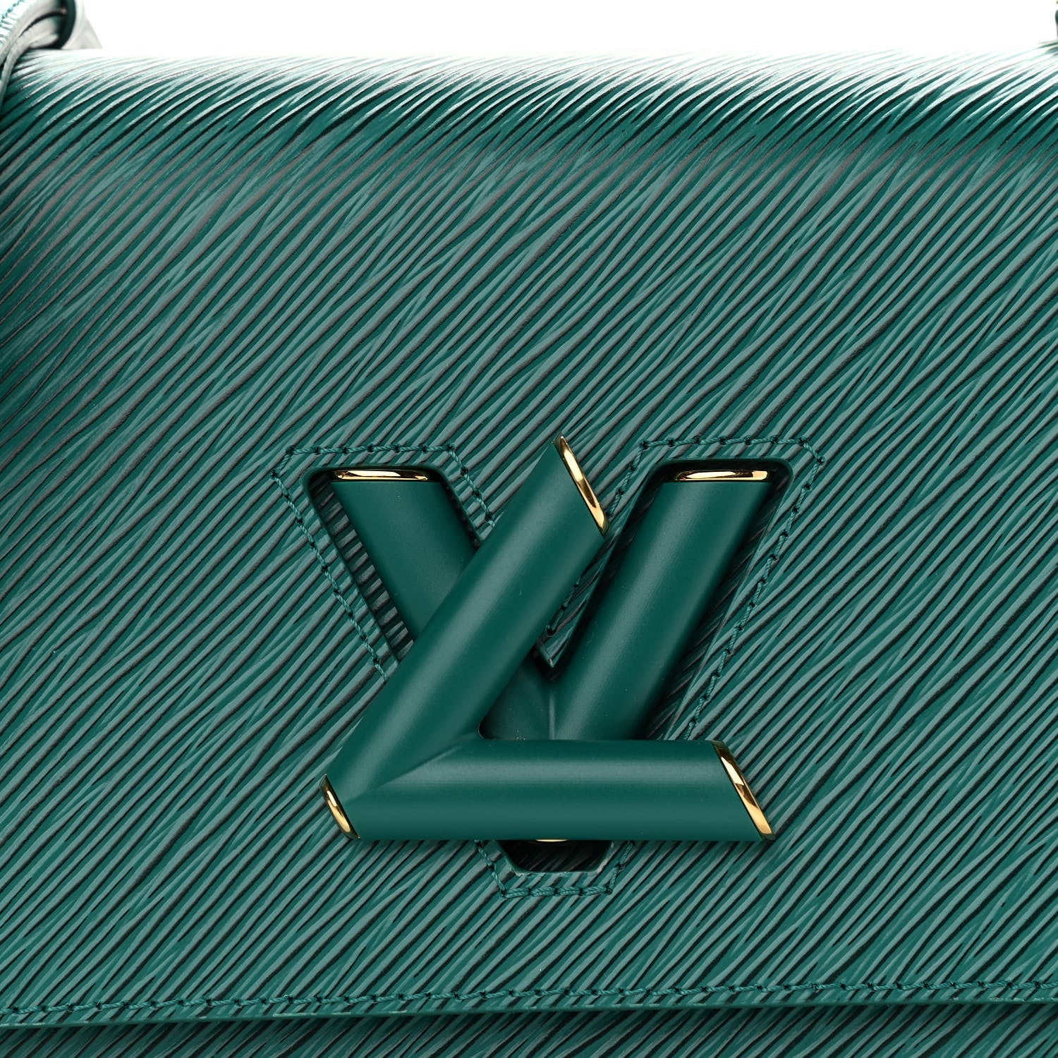 Louis Vuitton Twist MM Chain Shoulder Bag - Turquoise