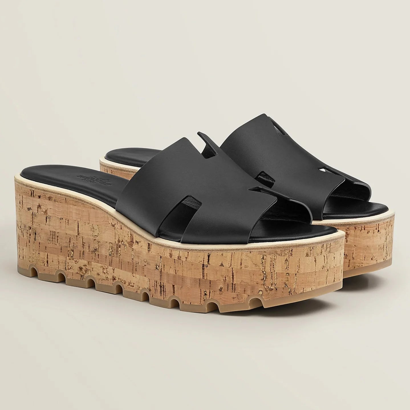 Hermes Eze 30 Sandals - Black