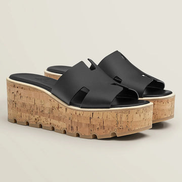 Hermes Eze 30 Sandals - Black