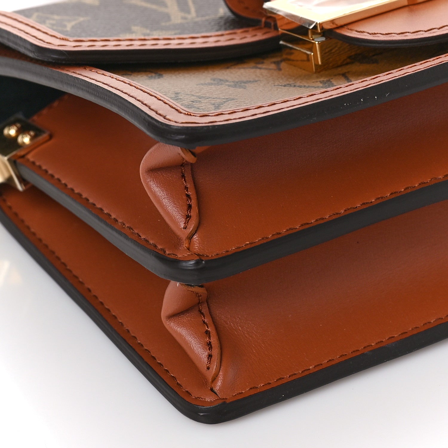 Louis Vuitton Monogram Reverse Dauphine Mini Shoulder Bag - Brown