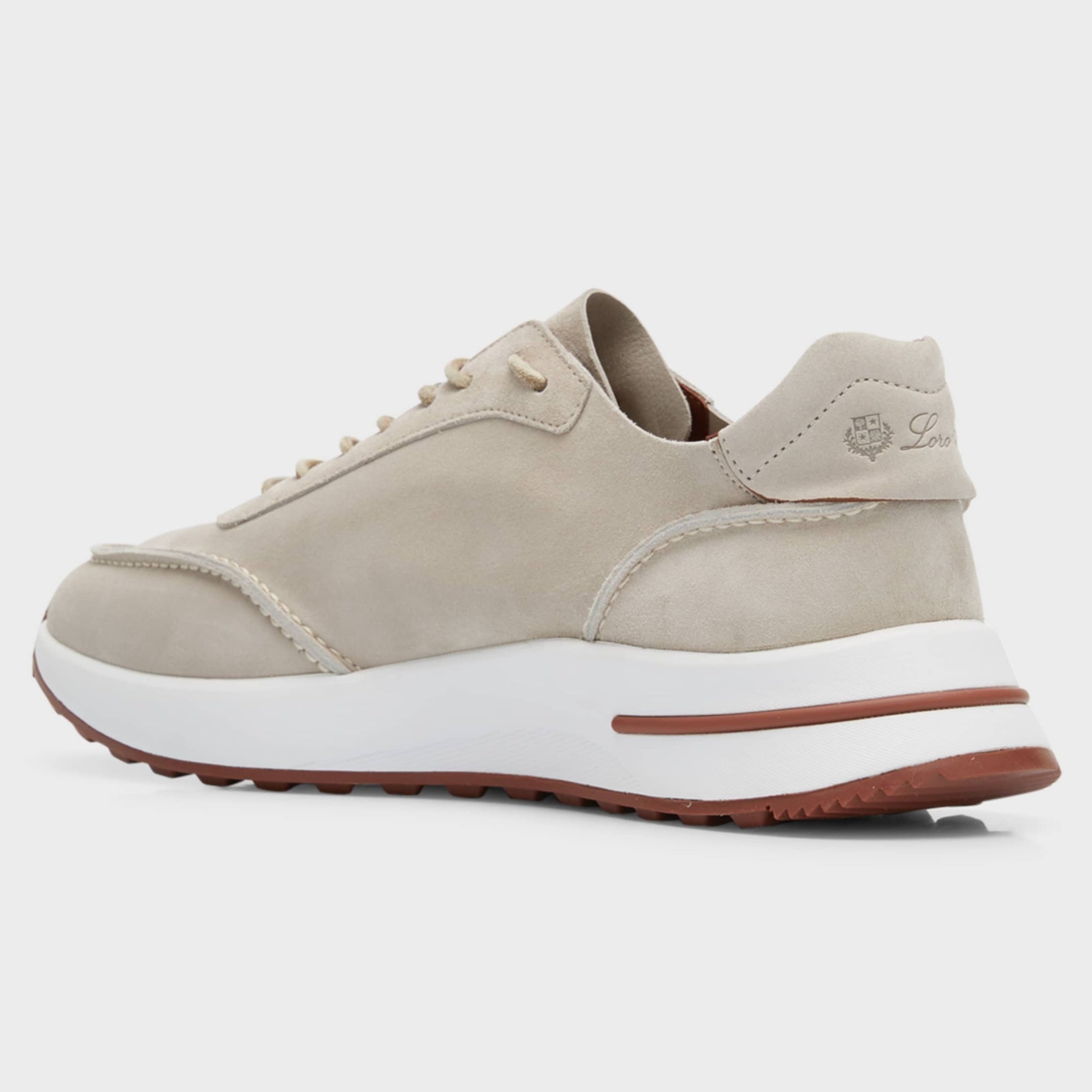 Loro Piana Weekend Walk Suede Sneakers - Beige