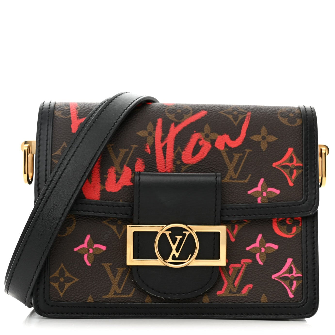 Louis Vuitton Fall In Love Mini Dauphine Shoulder Bag - Monogram Brown