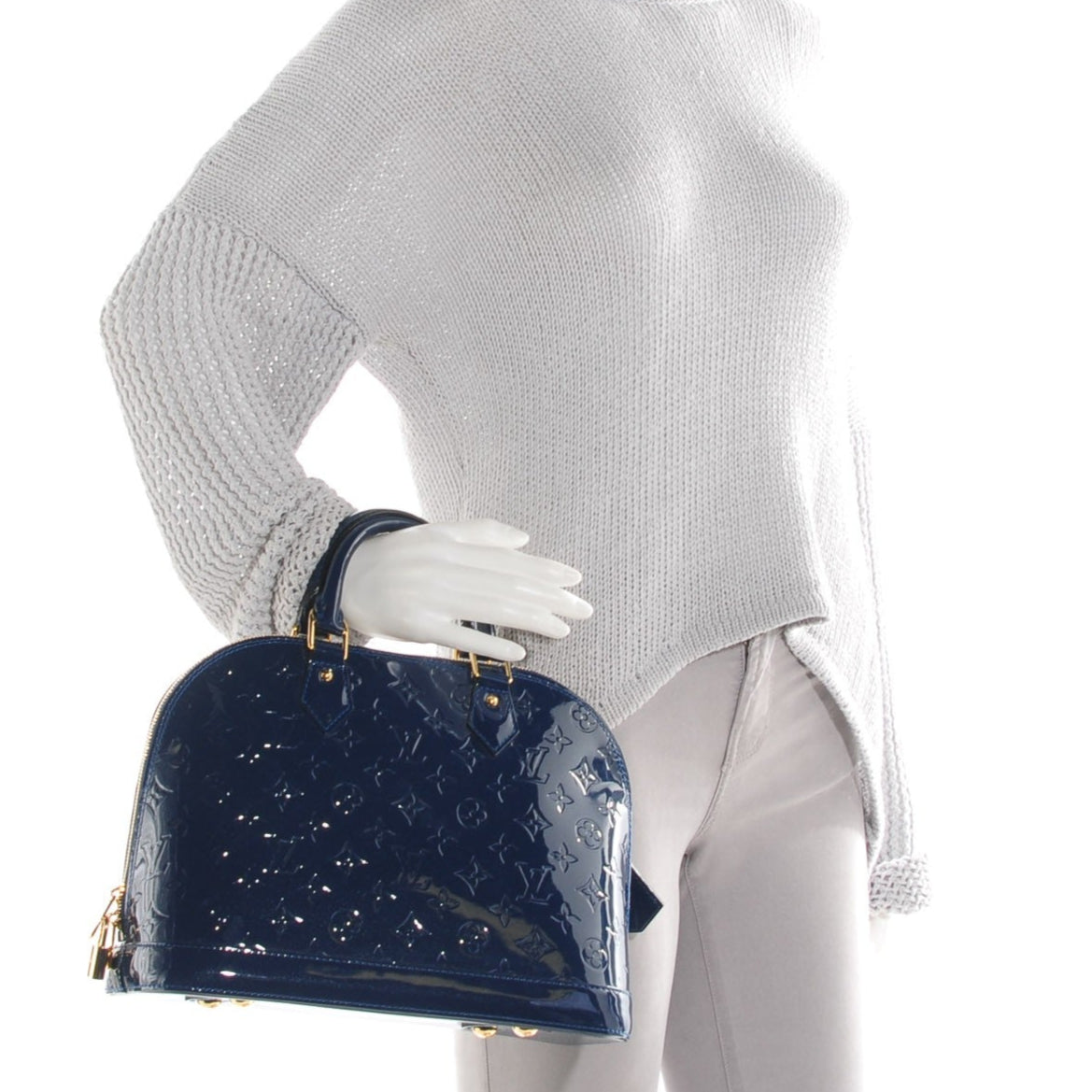 Louis Vuitton Alma BB Handbag - Sapphire Blue