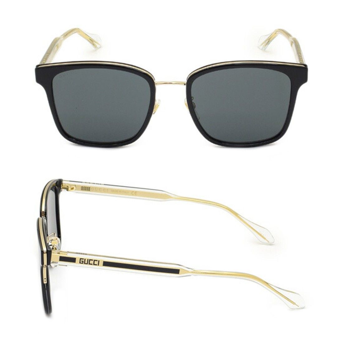 Gucci GG0563SK Square Frame Black Sunglasses