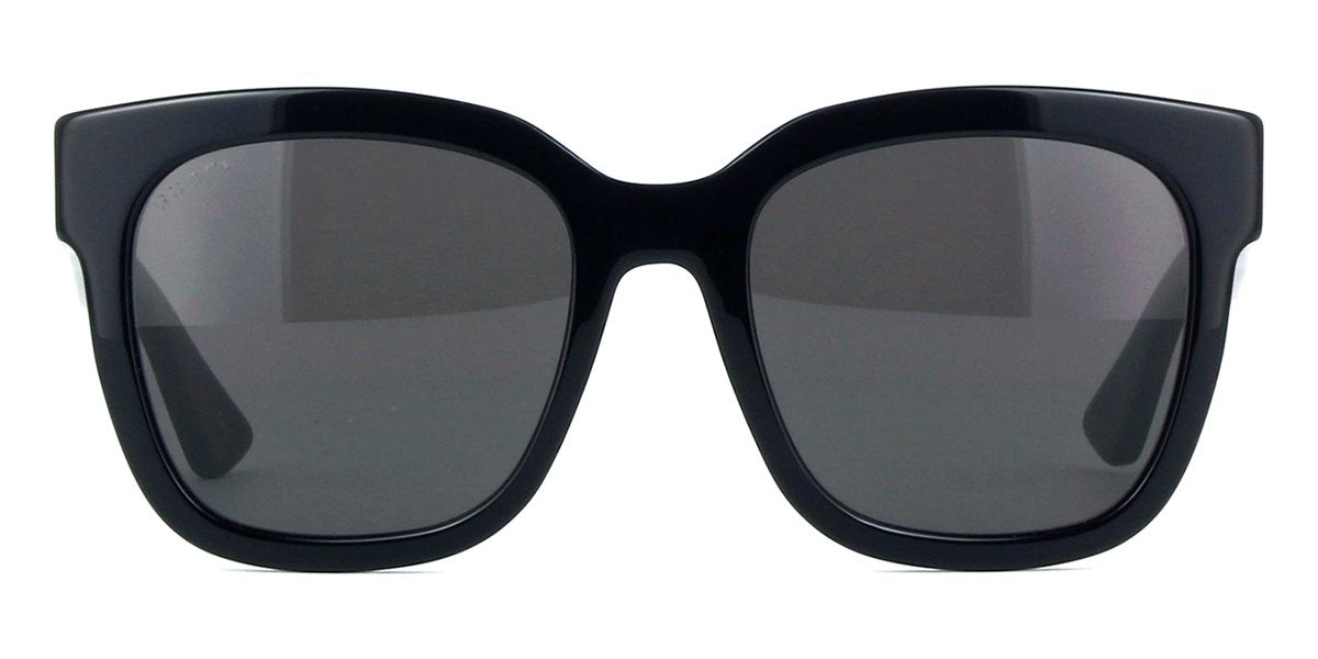 Gucci GG0034S Rectangular Frame Black Sunglasses