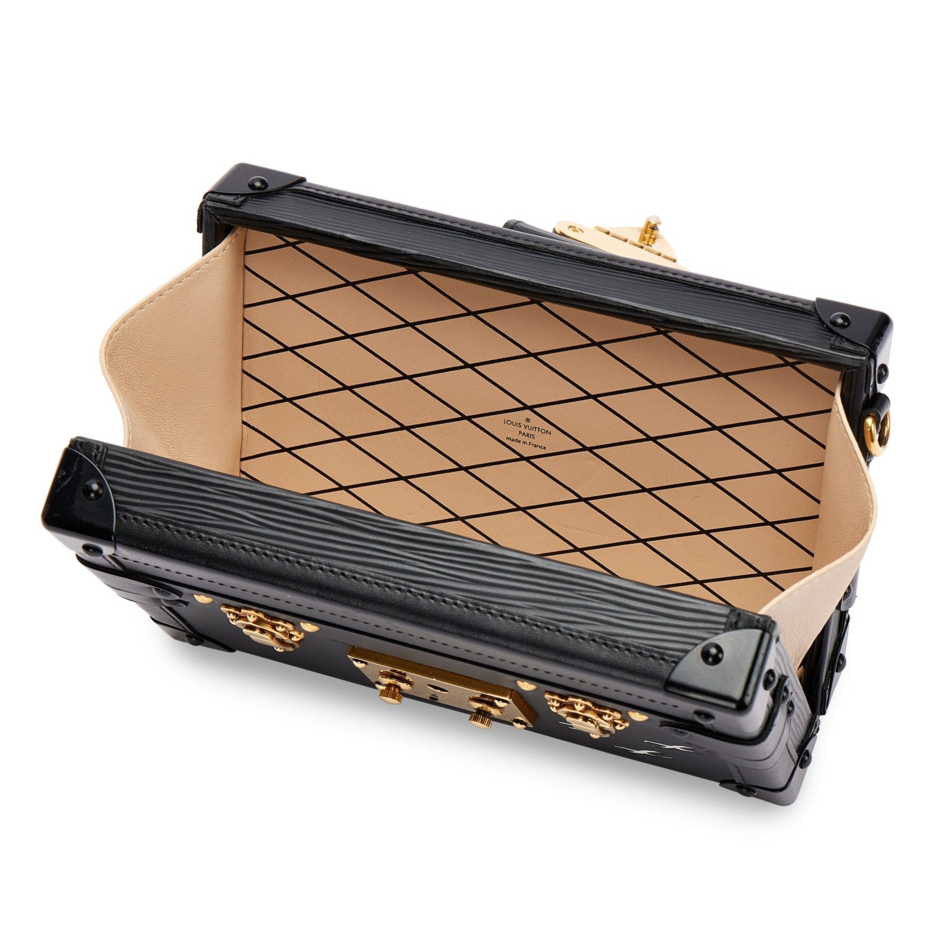 Louis Vuitton Petite Malle Crossbody Bag - Black