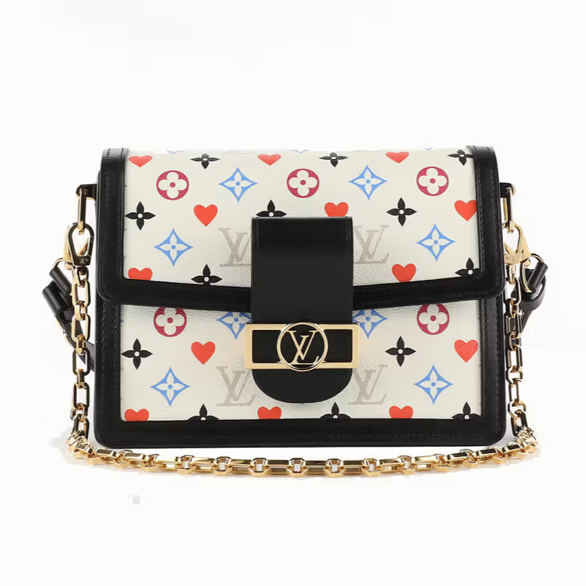 Louis Vuitton Dauphine MM Tote Bag - White