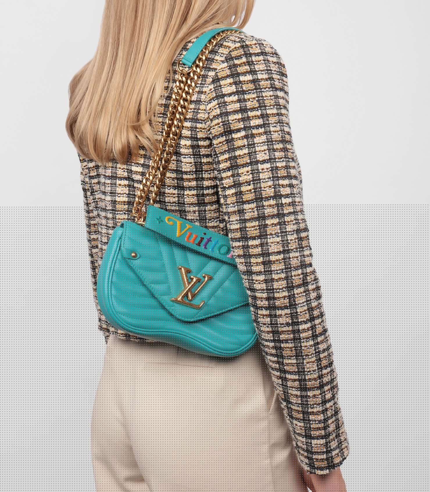 Louis Vuitton New Wave MM Crossbody Chain Bag - Malibu Green
