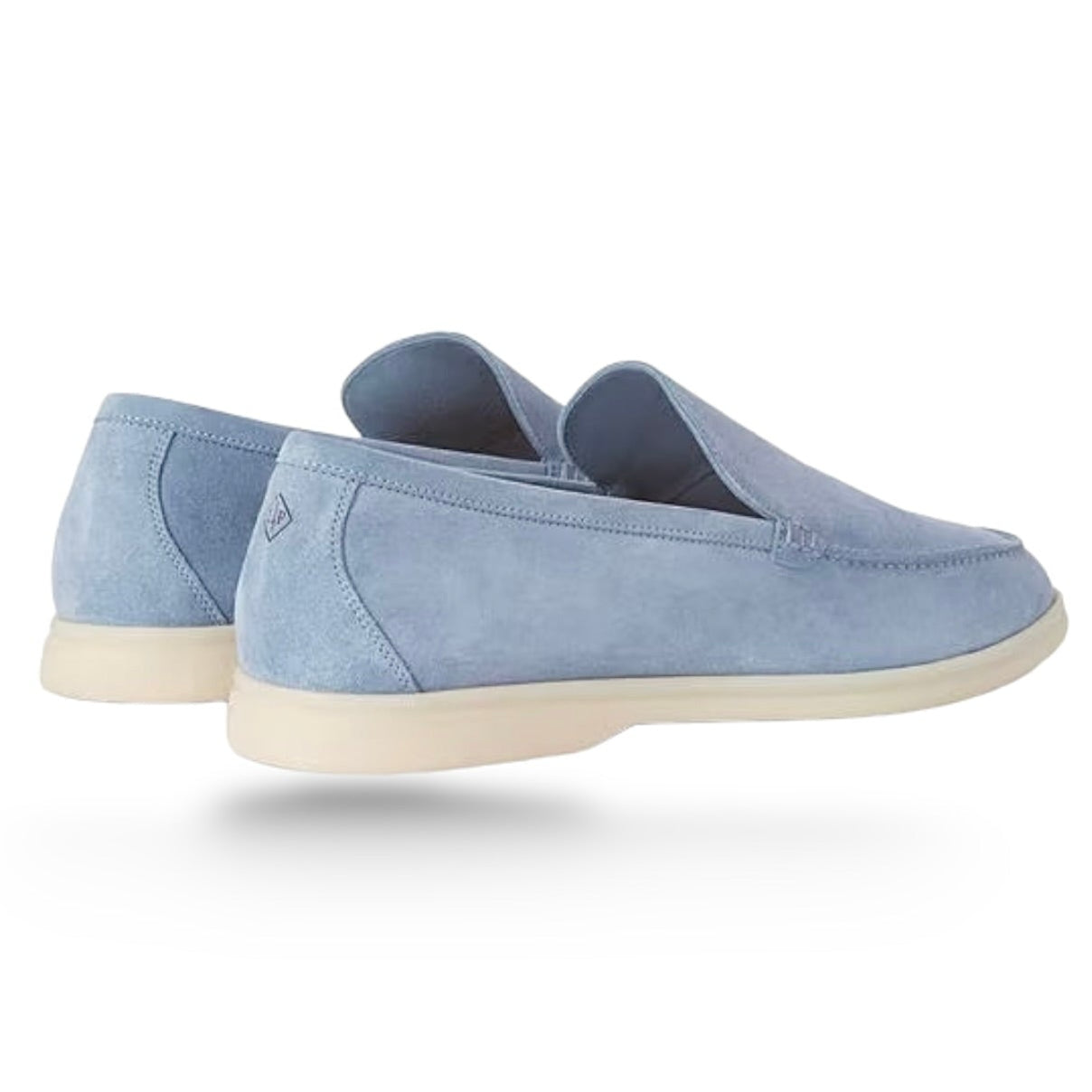 Loro Piana Summer Walk Suede Loafers - Blue (137)