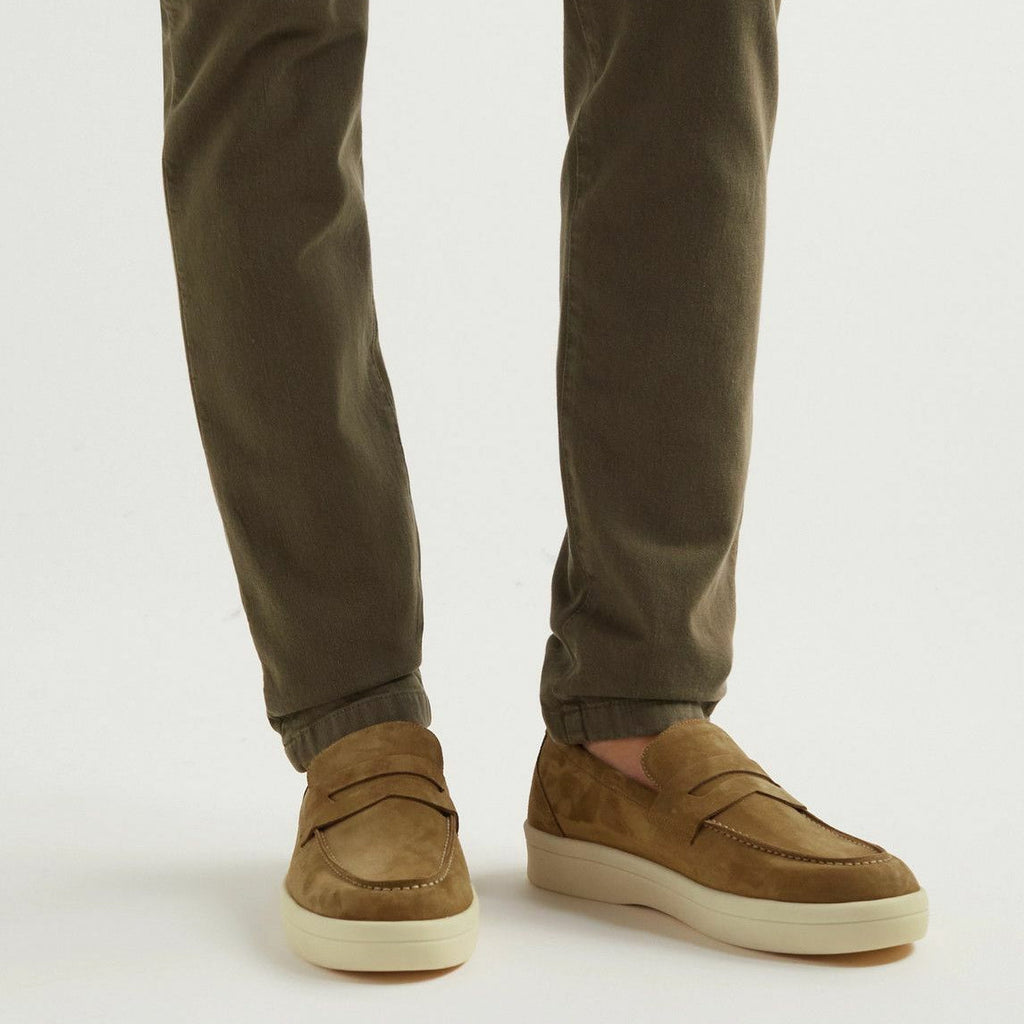 Loro Piana Ultimate Walk Suede Penny Loafers - Brown (205)