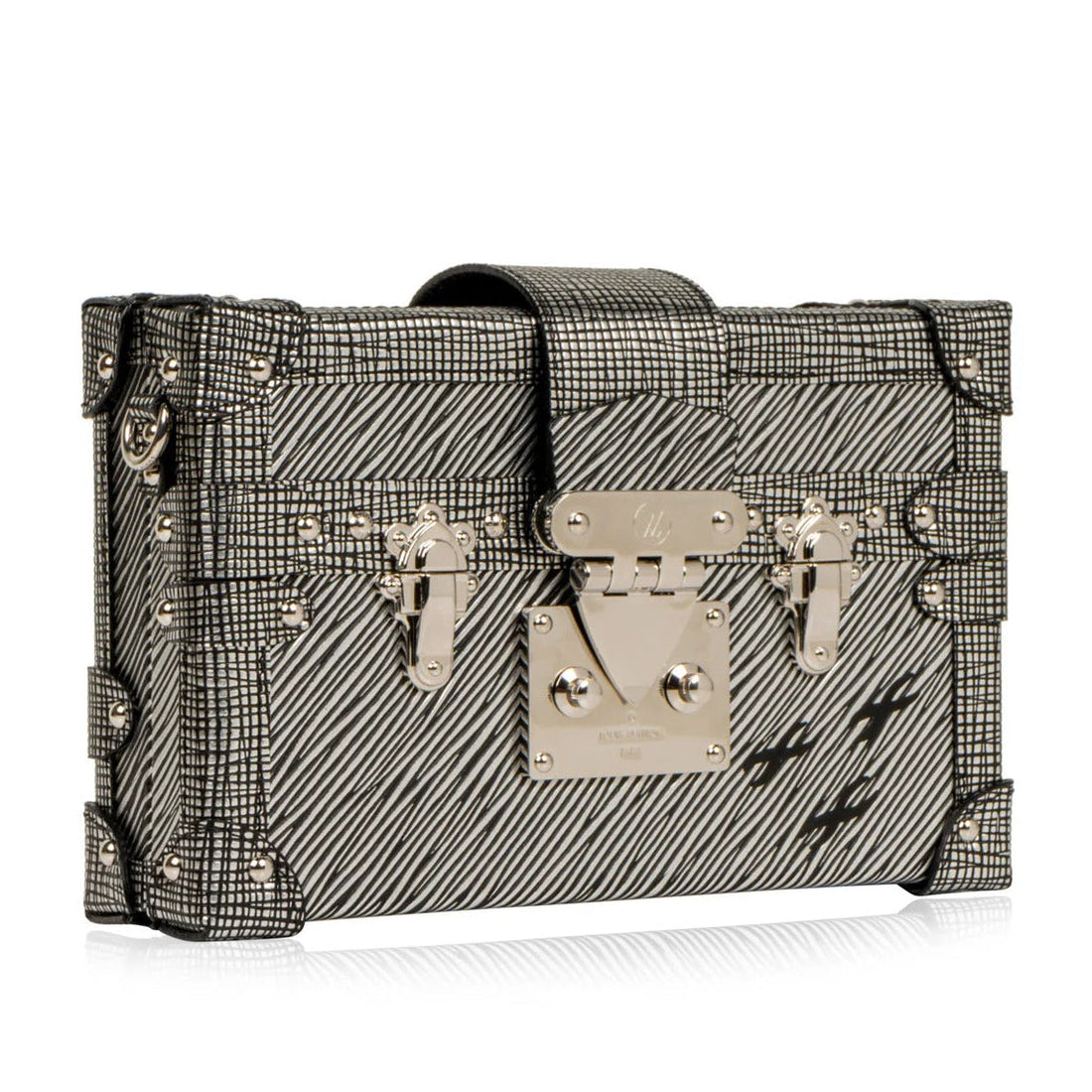 Louis Vuitton Epi Leather Metallic Petite Malle - Silver