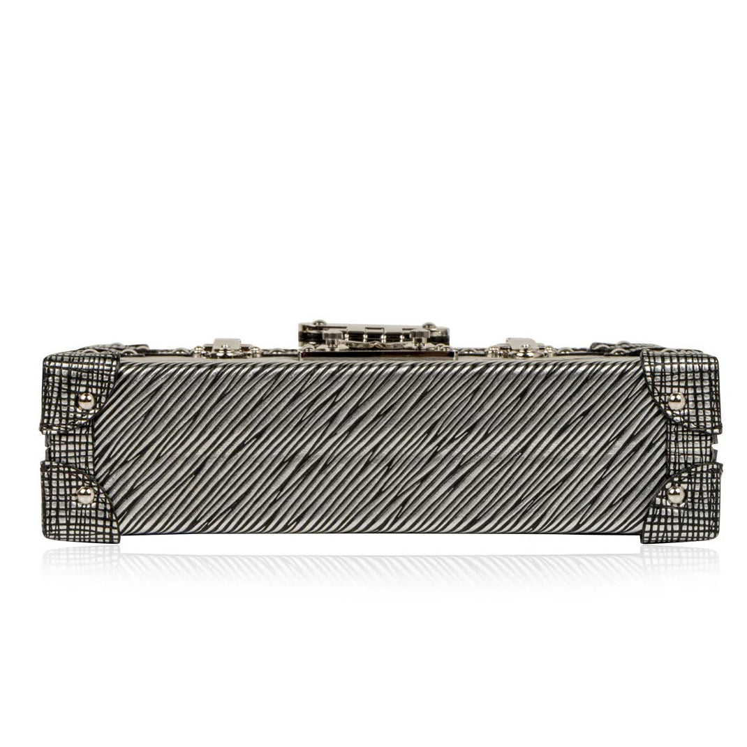 Louis Vuitton Epi Leather Metallic Petite Malle - Silver