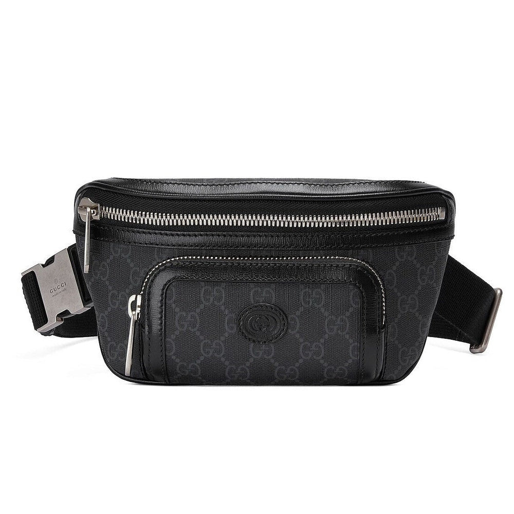 Gucci GG Supreme Interlocking G Belt Bag – Black
