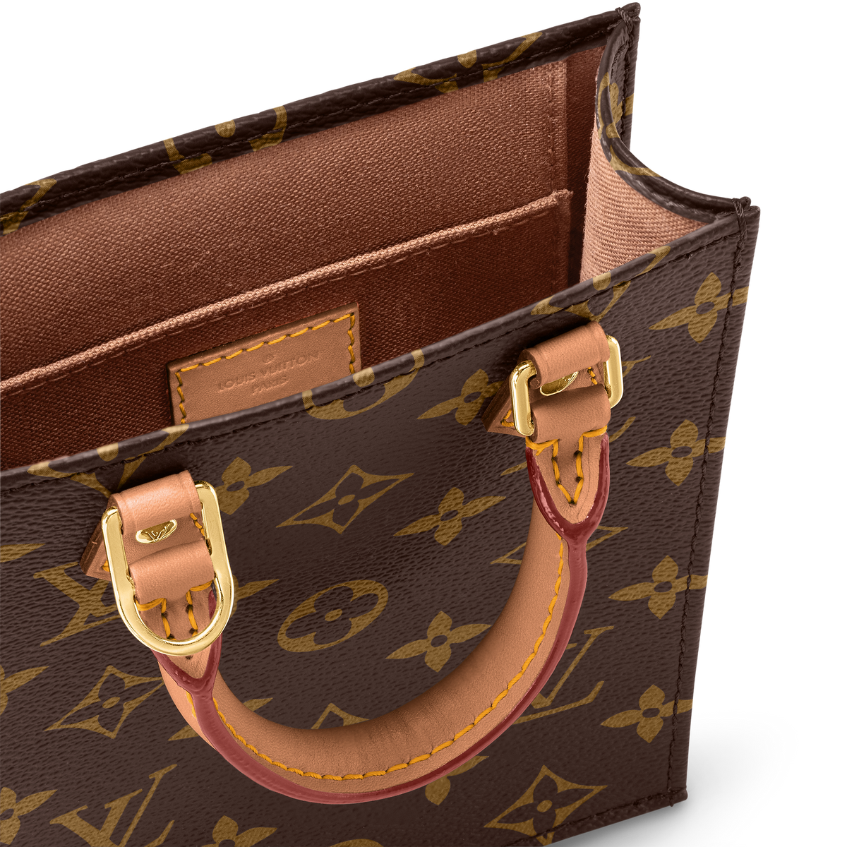 Louis Vuitton Monogram Canvas Petit Sac Plat Shoulder Bag – Brown
