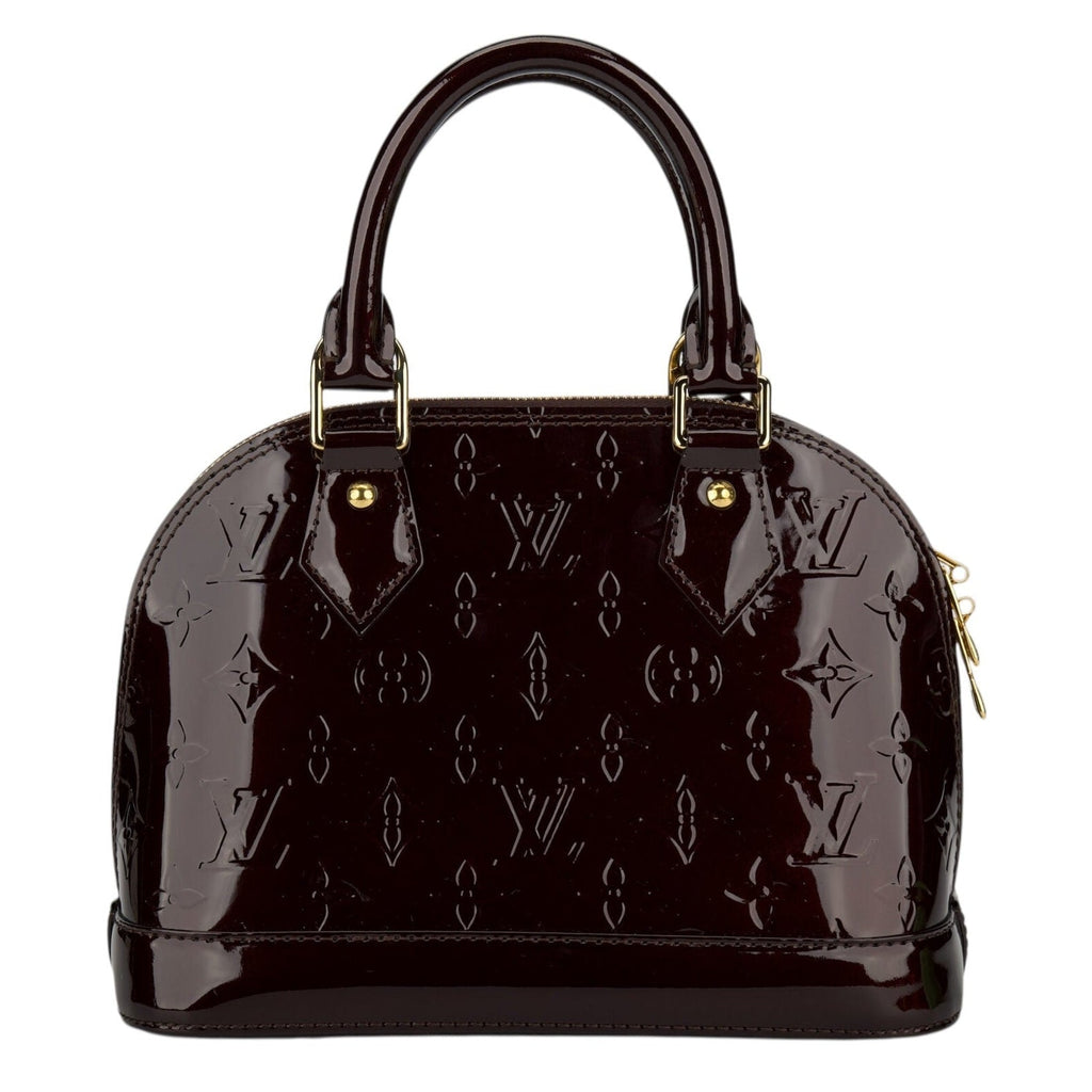 Louis Vuitton Vernis Alma BB Handbag - Amarante