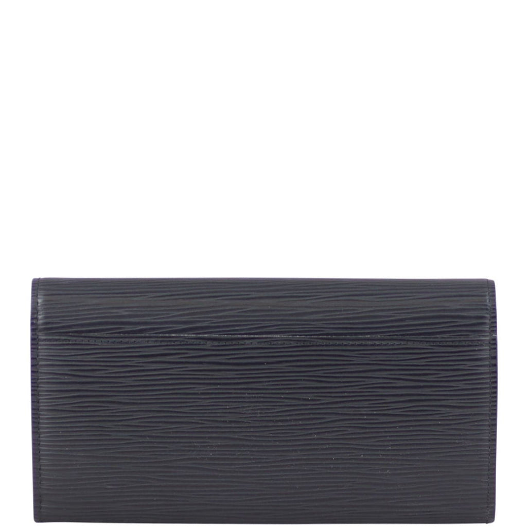 Louis Vuitton Epi Leather Sarah Long Wallet - Black