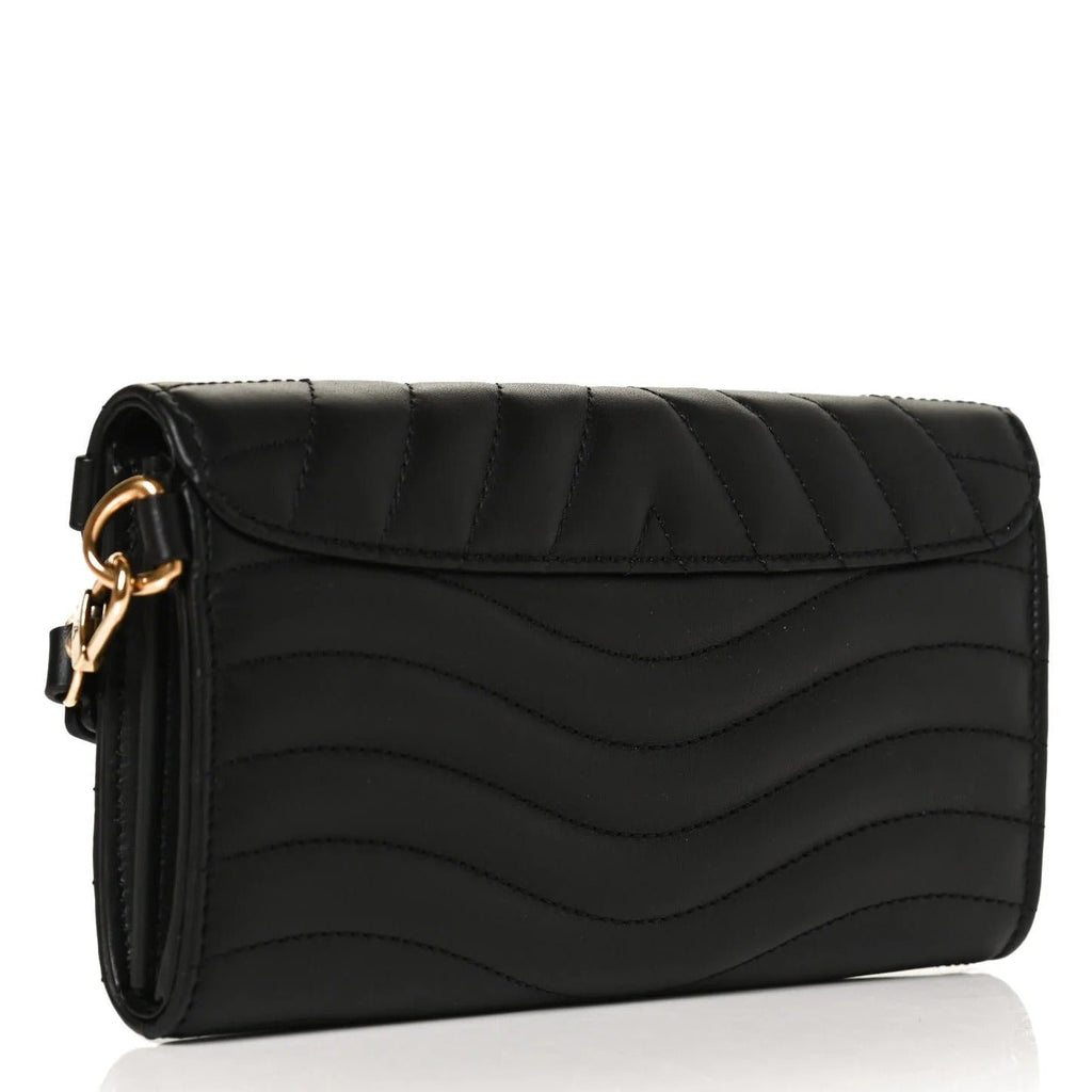 Louis Vuitton New Wave Long Wallet - Black