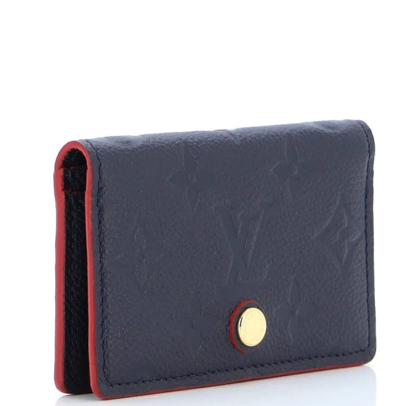 Louis Vuitton Monogram Empreinte Multicartes Card Holder - Blue