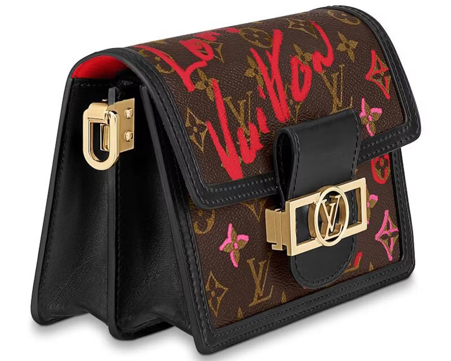 Louis Vuitton Fall In Love Mini Dauphine Shoulder Bag - Monogram Brown