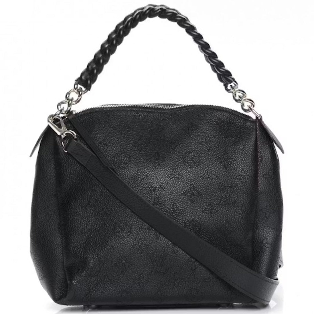 Louis Vuitton Mahina Babylone Chain BB Shoulder Bag - Black