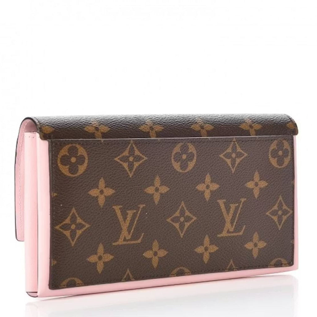 Louis Vuitton Monogram Canvas Flore Wallet - Rose Ballerine