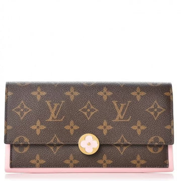 Louis Vuitton Monogram Canvas Flore Wallet - Rose Ballerine