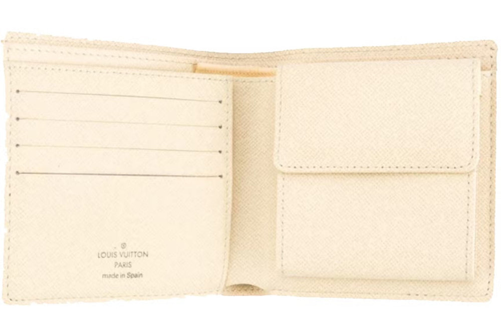 Louis Vuitton Marco Canvas Bifold Wallet - Damier Azur White