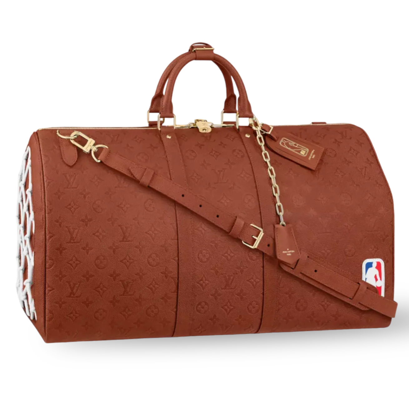 Louis Vuitton Keepall Bandoulière 55  Duffle Bag - Brown