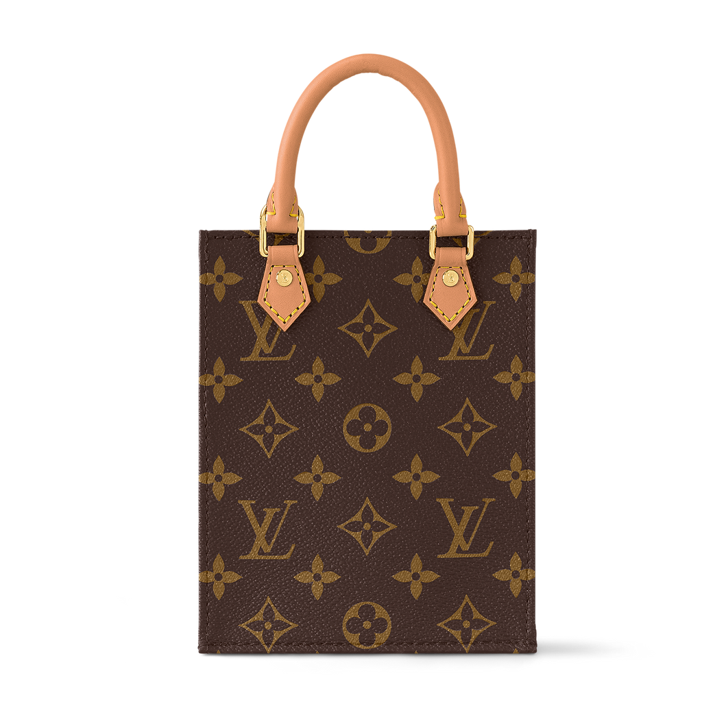 Louis Vuitton Monogram Canvas Petit Sac Plat Shoulder Bag – Brown